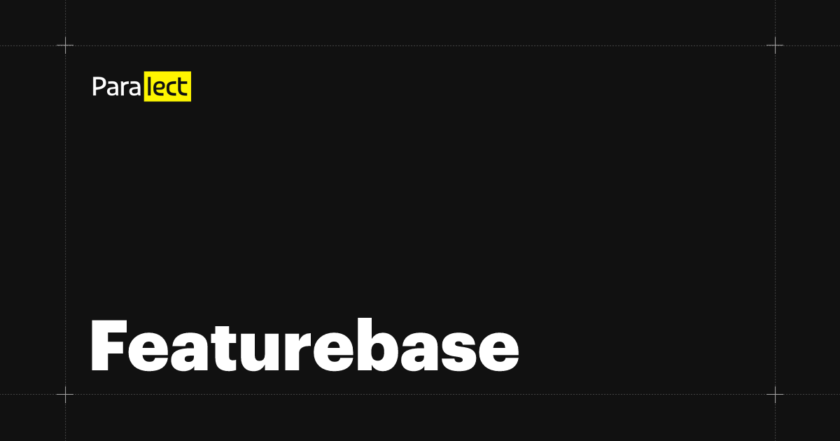 Featurebase | No-Code Stack | Paralect