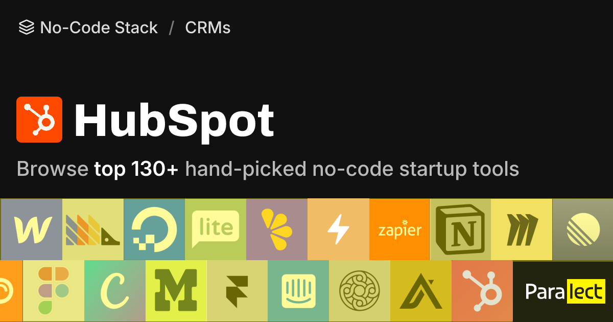 HubSpot | No-Code Stack | Paralect