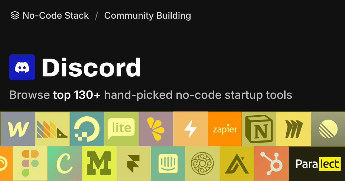 Discord | No-Code Stack | Paralect