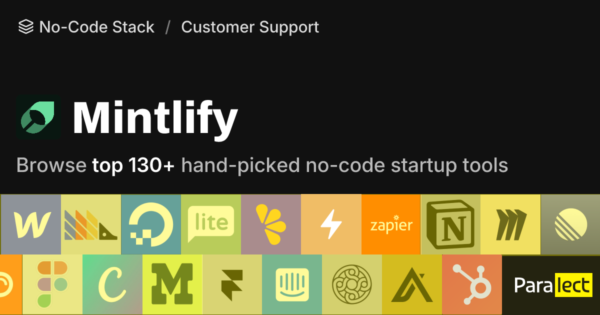 Mintlify | No-Code Stack | Paralect