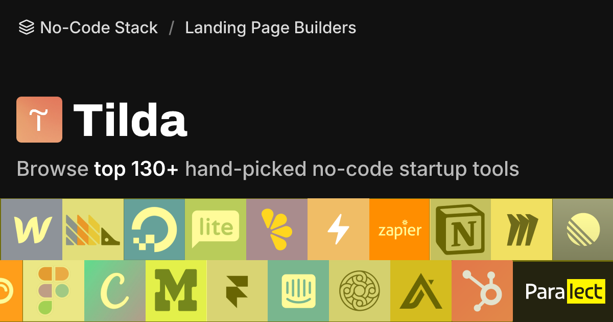 Tilda | No-Code Stack | Paralect