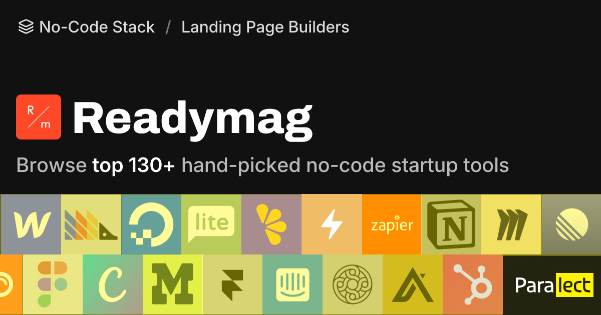 Readymag | No-Code Stack | Paralect