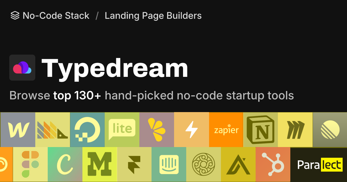 Typedream | No-Code Stack | Paralect