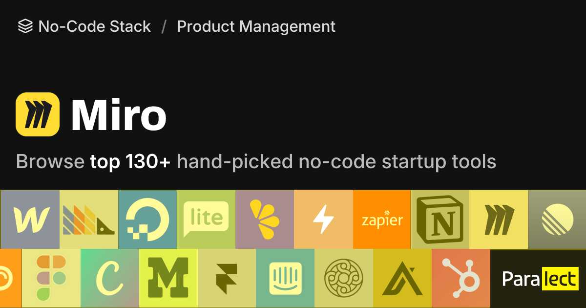 Miro | No-Code Stack | Paralect