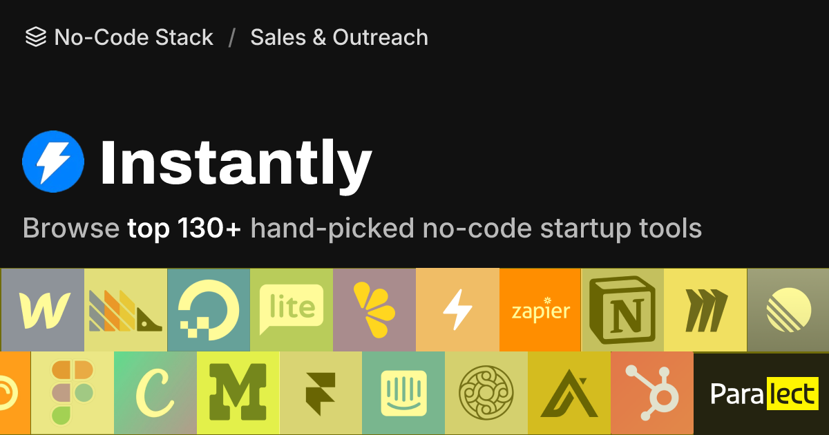 Instantly | No-Code Stack | Paralect