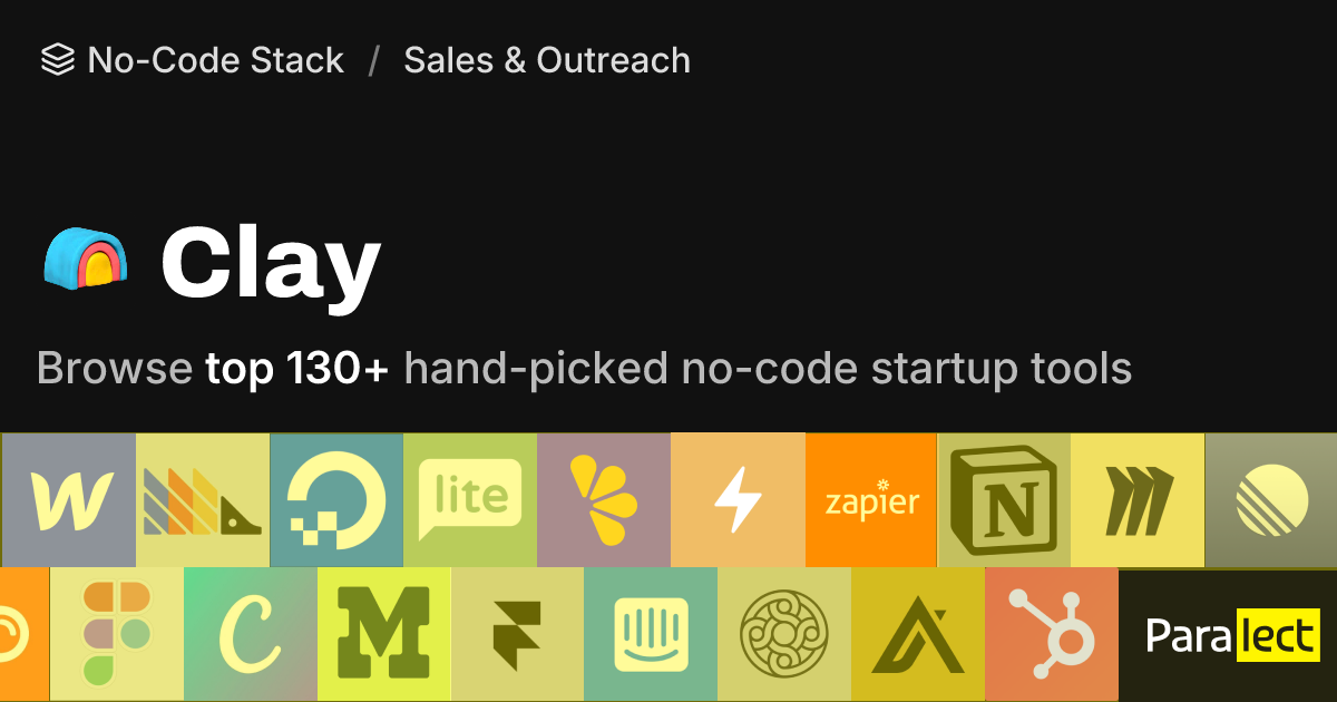 Clay | No-Code Stack | Paralect
